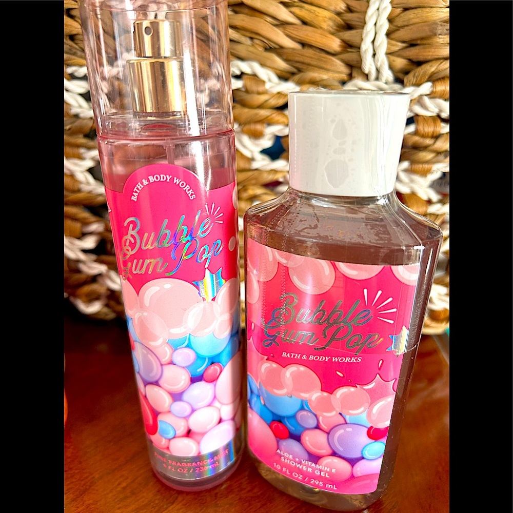 BBW Bubble Gum Pop set - new! Bath and Body Works